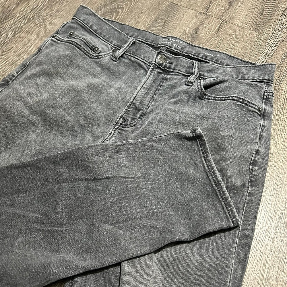 Banana Republic Travel Jeans 32x30 (Fits 32X28) Black Slim Fit Stretch Denim